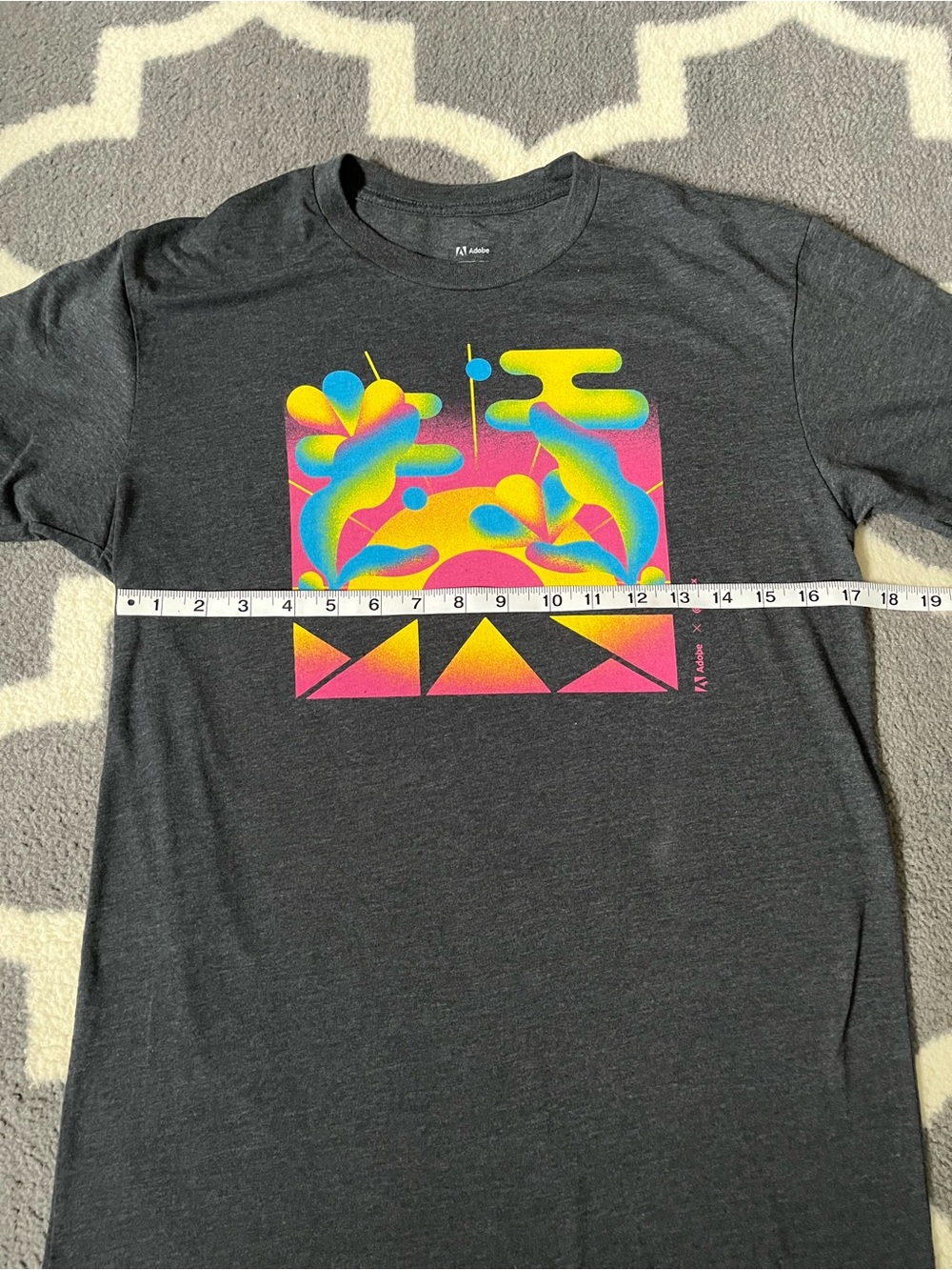 Adobe x Junx Neon Sunset Graphic tshirt - super soft - Picture 6 of 7